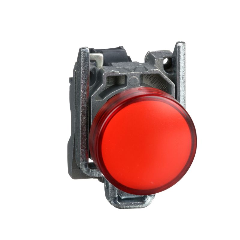 Pulsador-Rasante-Metal-Rojo-22Mm-1Nc-Harmony-Xb4Ba42