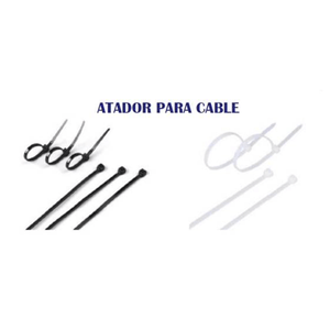 Atador P/Cable Natural 4.8X450Mm C/100Und) Et-5X450